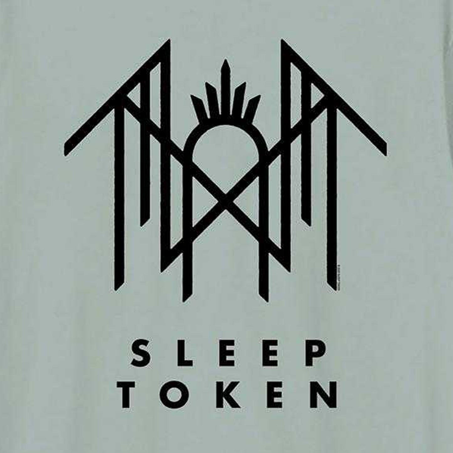 Strange Blue - Side - Amplified Unisex Adult Sleep Token Logo T-Shirt