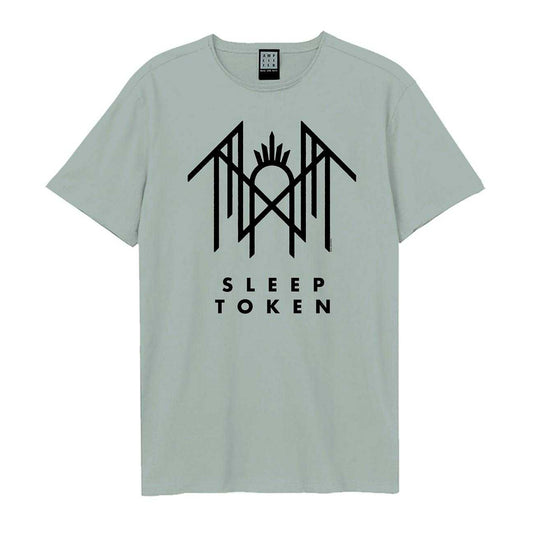 Strange Blue - Front - Amplified Unisex Adult Sleep Token Logo T-Shirt