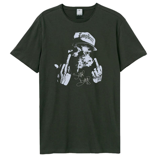 Charcoal - Front - Amplified Unisex Adult Big Smoke Snoop Dogg T-Shirt