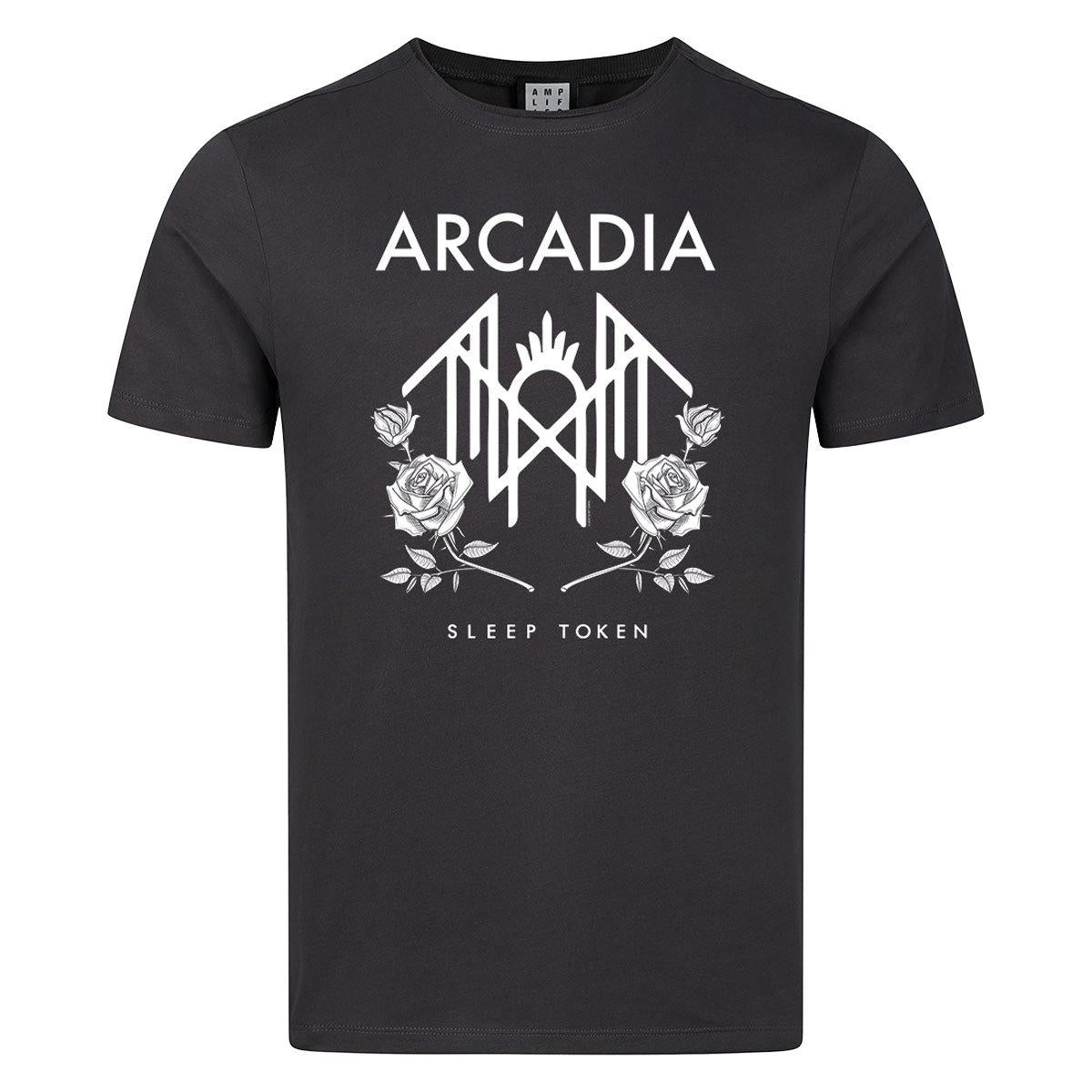 Charcoal - Front - Amplified Unisex Adult Arcadia Sleep Token T-Shirt