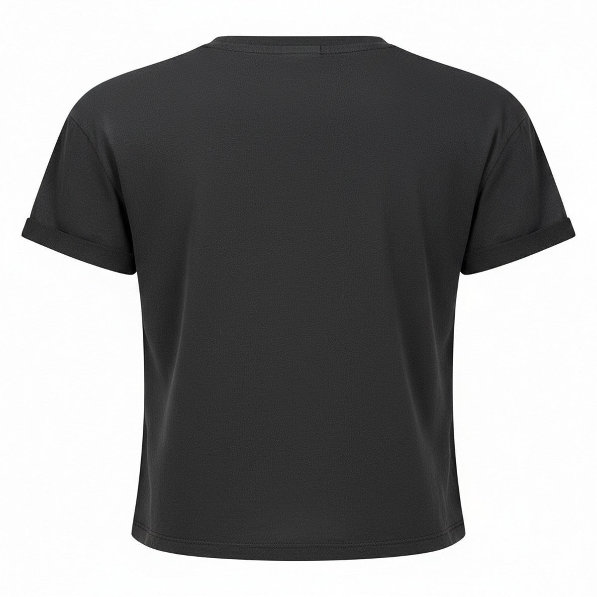 Charcoal - Back - Amplified Womens-Ladies Under My Skin Avril Lavigne Crop Top