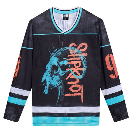 Black - Front - Amplified Unisex Adult Slipknot Hockey Jersey