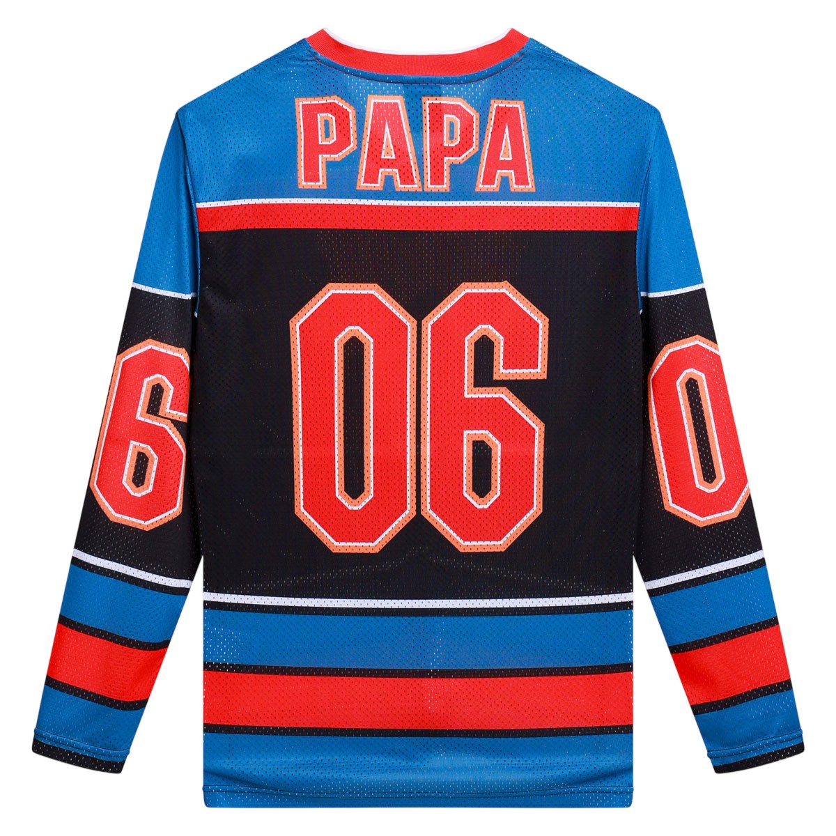 Black - Back - Amplified Unisex Adult Ghost Hockey Jersey