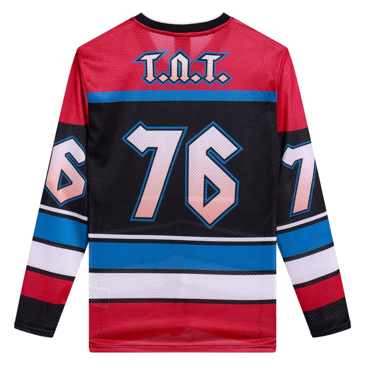 Black - Back - Amplified Unisex Adult Acdc Hockey Jersey