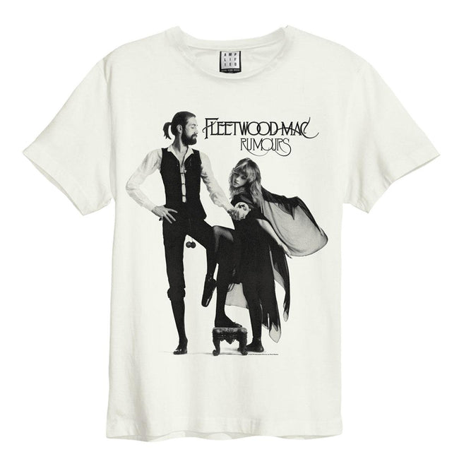 Vintage White - Front - Amplified Unisex Adult Rumours Fleetwood Mac T-Shirt