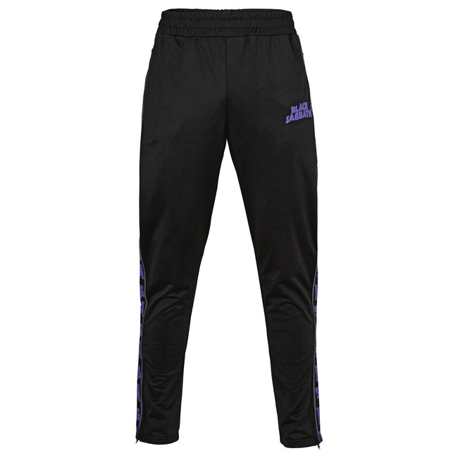 Black - Front - Amplified Mens Tricot Black Sabbath Tracksuit Bottoms
