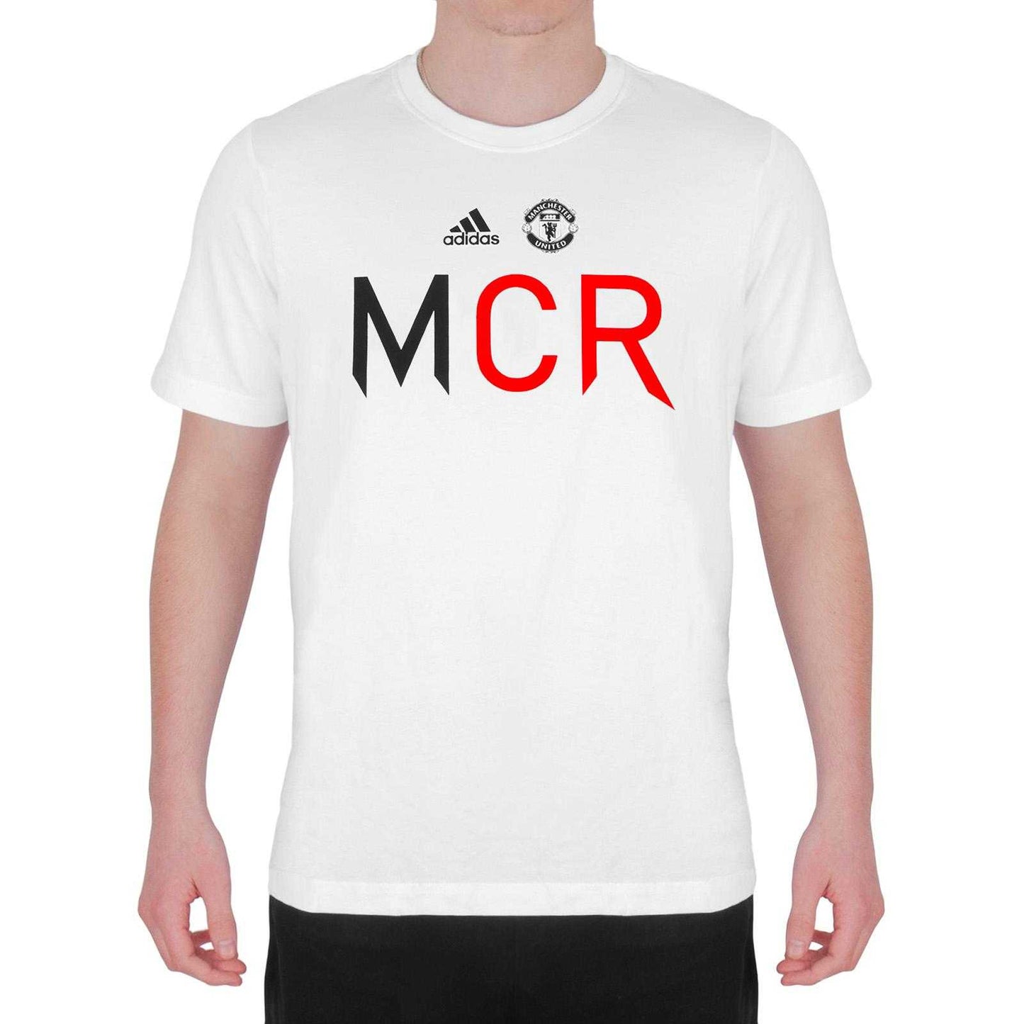 White - Lifestyle - Manchester United FC Mens Graphic T-Shirt