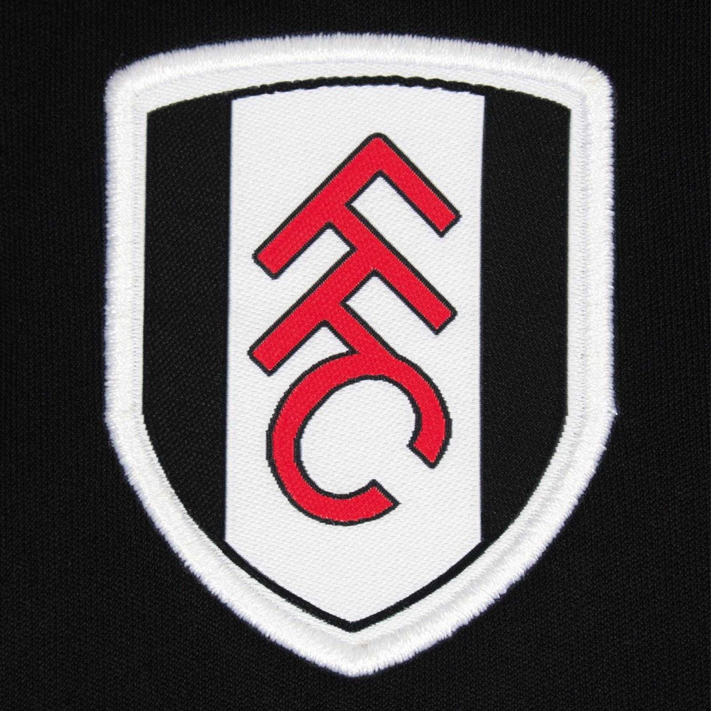 Black - Side - Fulham FC Mens Polyester T-Shirt