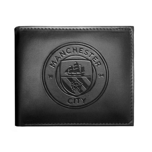 Black - Front - Manchester City FC Crest Wallet