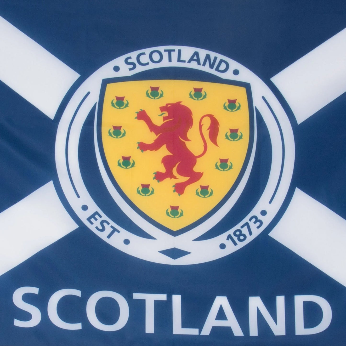 Blue - Back - Scottish FA Crest Flag
