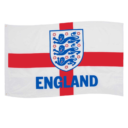 White - Front - England FA Crest Flag