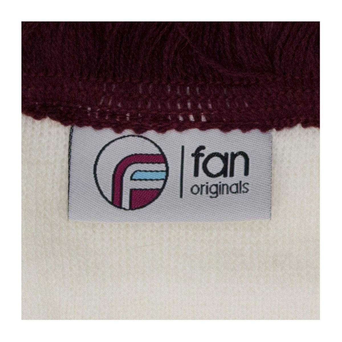 White - Pack Shot - Fan Originals Unisex Adult Aston Villa Retro Hat And Scarf Set