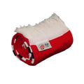 Red - Side - Fan Originals 3 Stripes Bar Scarf