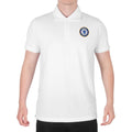 White - Front - Chelsea FC Mens Crest Polo Shirt