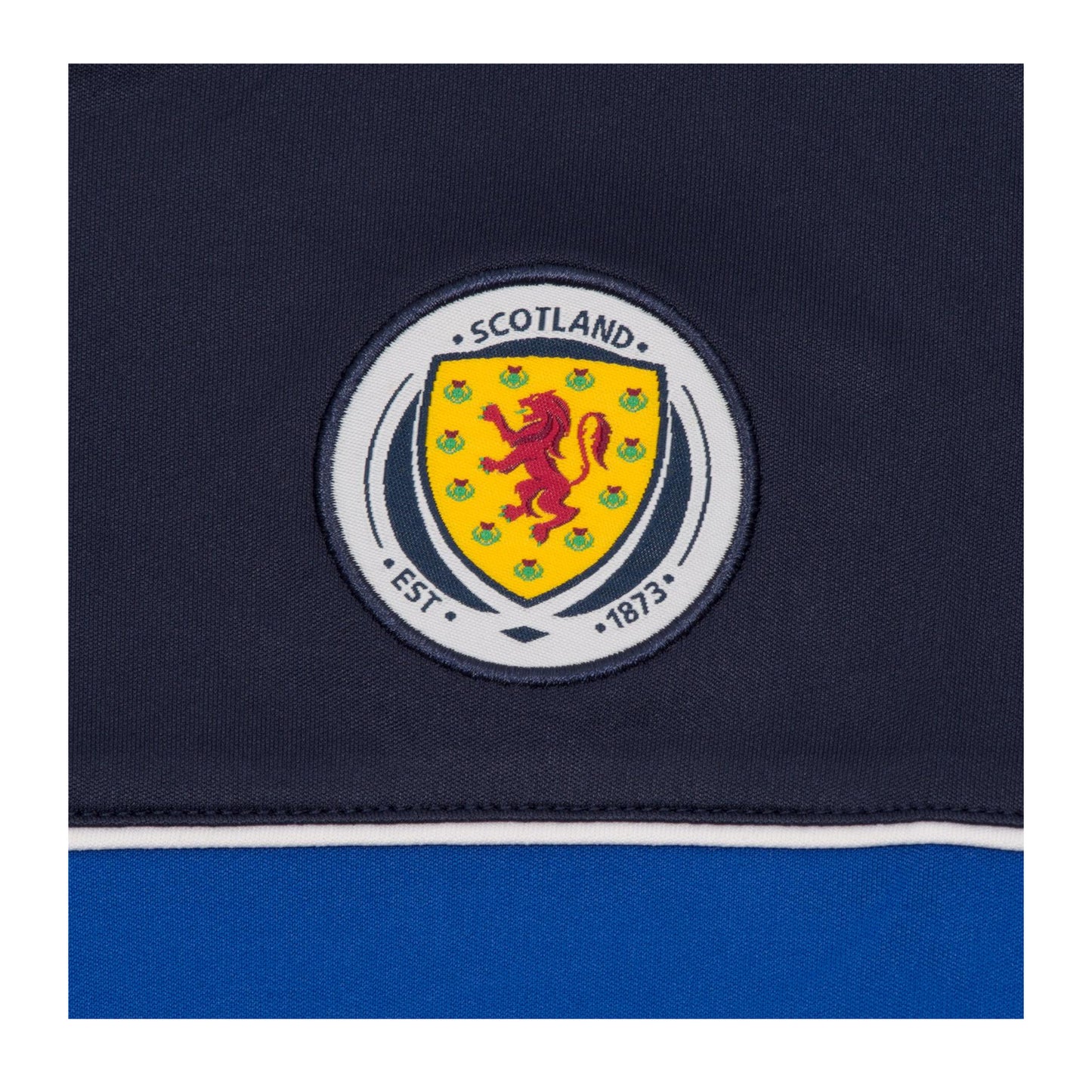 Navy Blue - Side - Scottish FA Mens Gifts Polyester T-Shirt