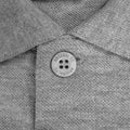 Grey - Close up - Arsenal FC Mens Polo Shirt