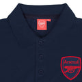 Navy Blue - Side - Arsenal FC Mens Polo Shirt