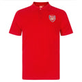 Red - Back - Arsenal FC Mens Polo Shirt