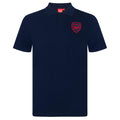 Navy Blue - Front - Arsenal FC Mens Polo Shirt