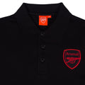 Black - Side - Arsenal FC Mens Polo Shirt