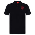 Black - Front - Arsenal FC Mens Polo Shirt