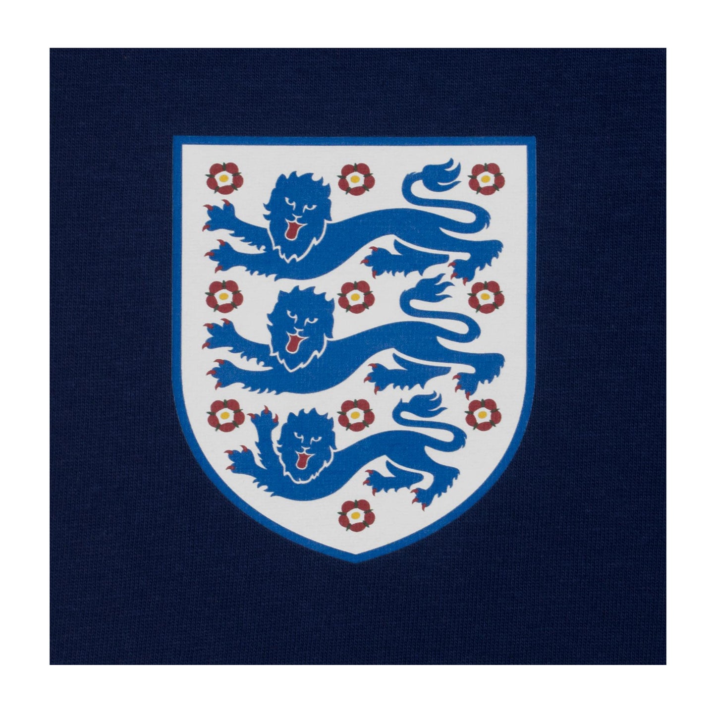 White - Close up - England FA Boys Short Pyjama Set