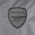 Grey - Back - Arsenal FC Mens Crest Peaked Windbreaker