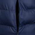 Navy Blue - Close up - Chelsea FC Mens Crest Quilted Jacket