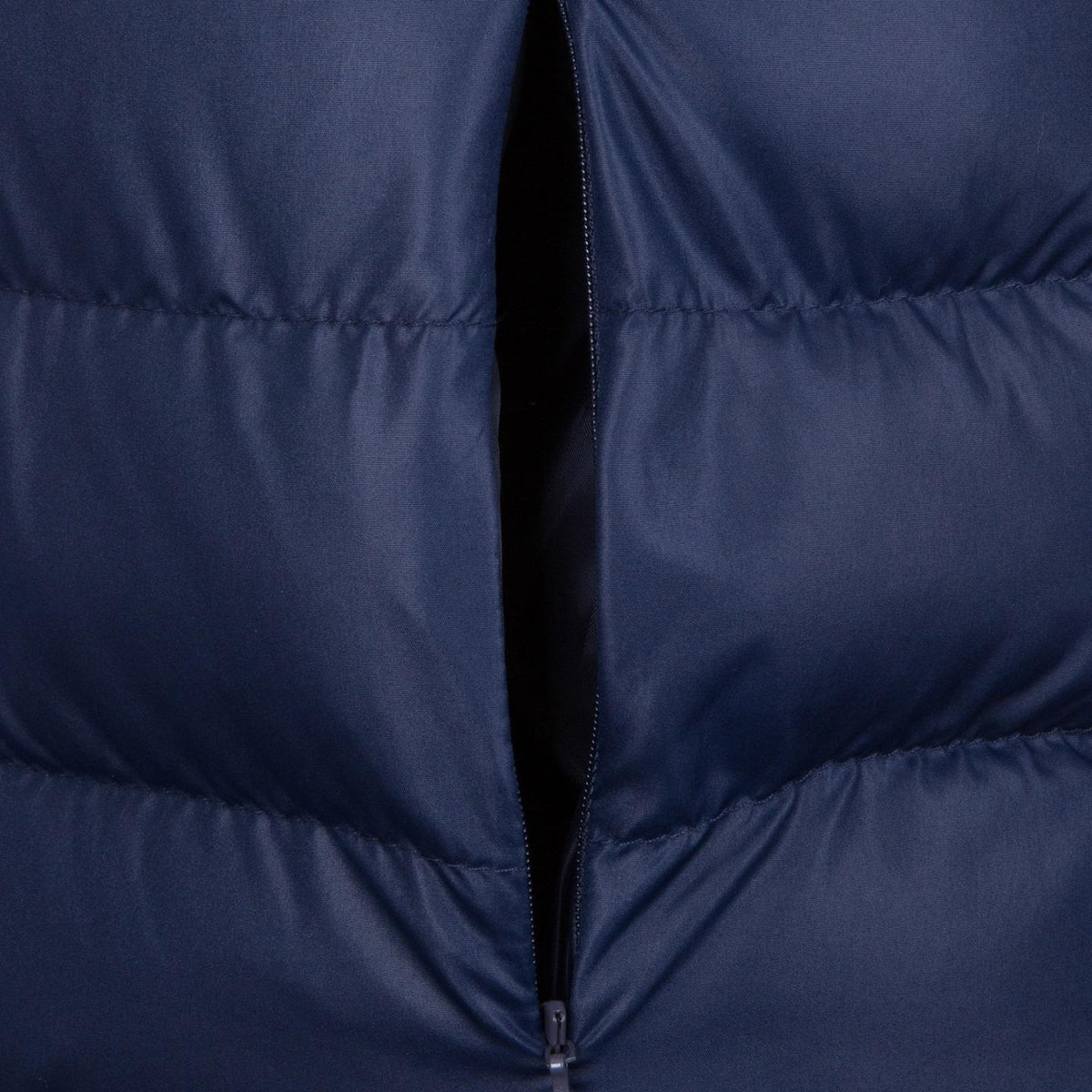 Navy Blue - Close up - Tottenham Hotspur FC Mens Quilted Padded Jacket