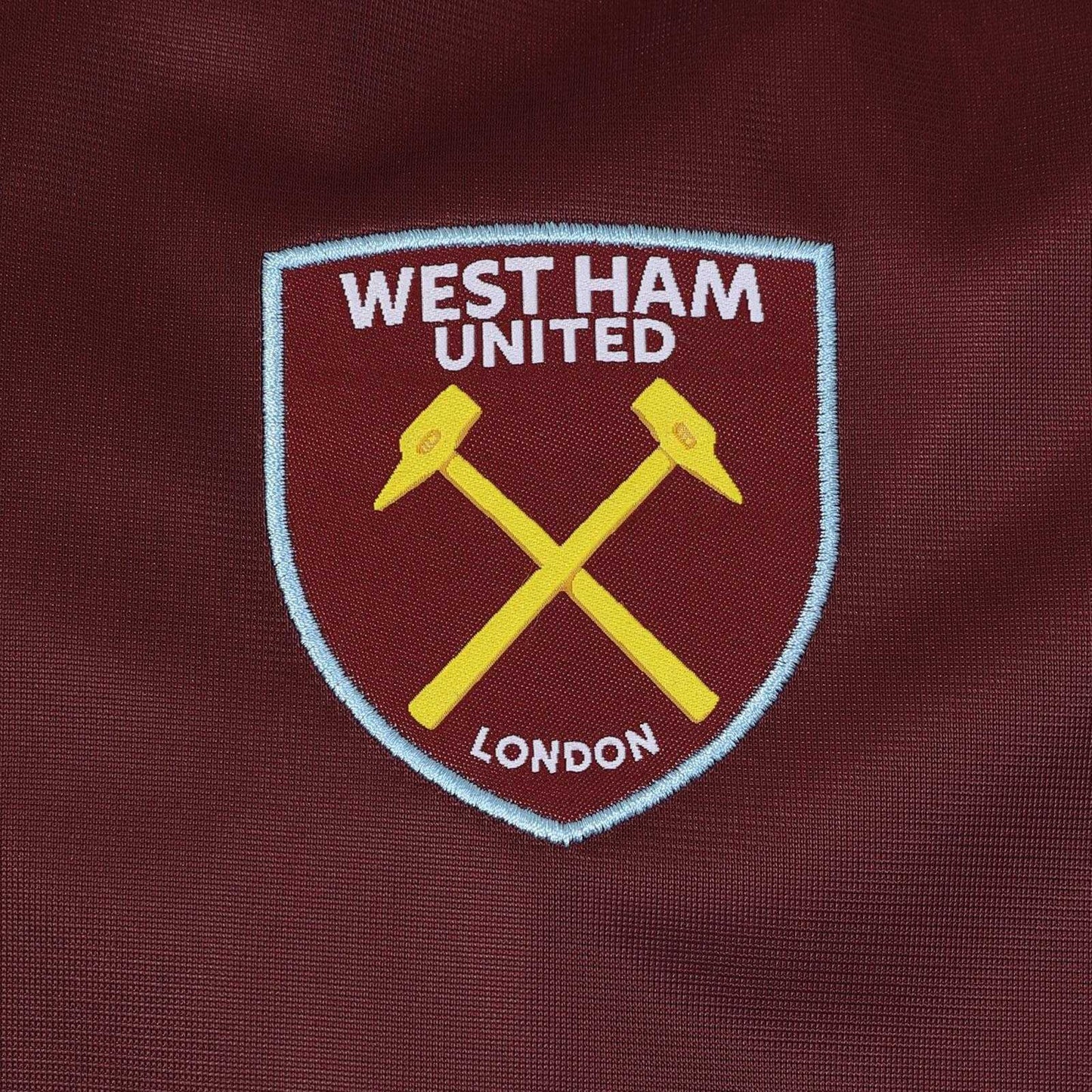 Claret - Side - West Ham United FC Mens Retro Bomber Jacket