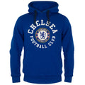 Royal Blue - Back - Chelsea FC Mens Fleece Hoodie