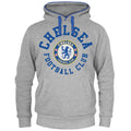 Grey - Side - Chelsea FC Mens Fleece Hoodie