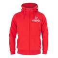 Red - Front - Arsenal FC Mens Fleece Hoodie