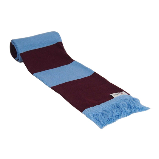 Claret - Front - Fan Originals Chelsea Bar Scarf