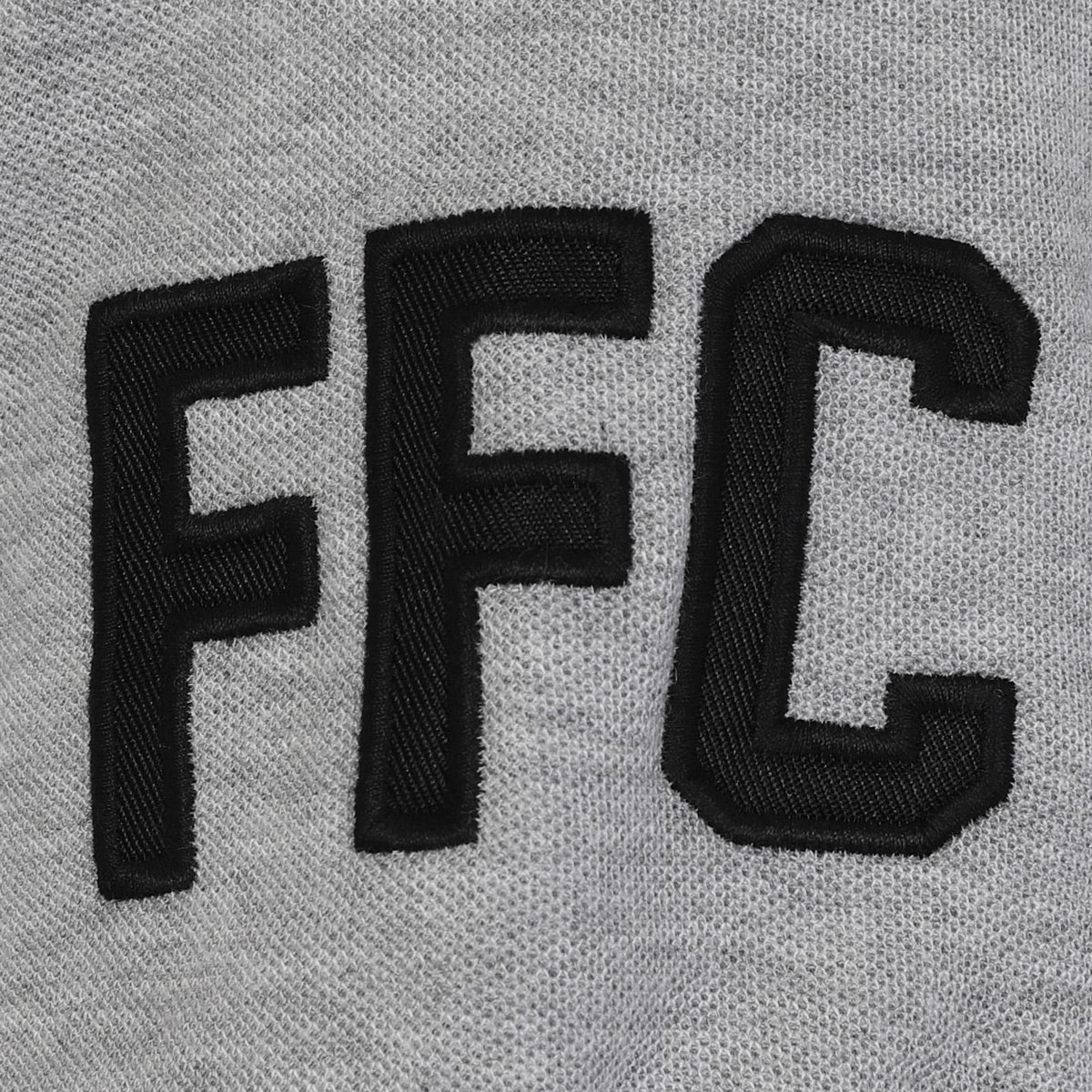Black - Pack Shot - Fulham FC Mens Contrast Sleeves Polo Shirt