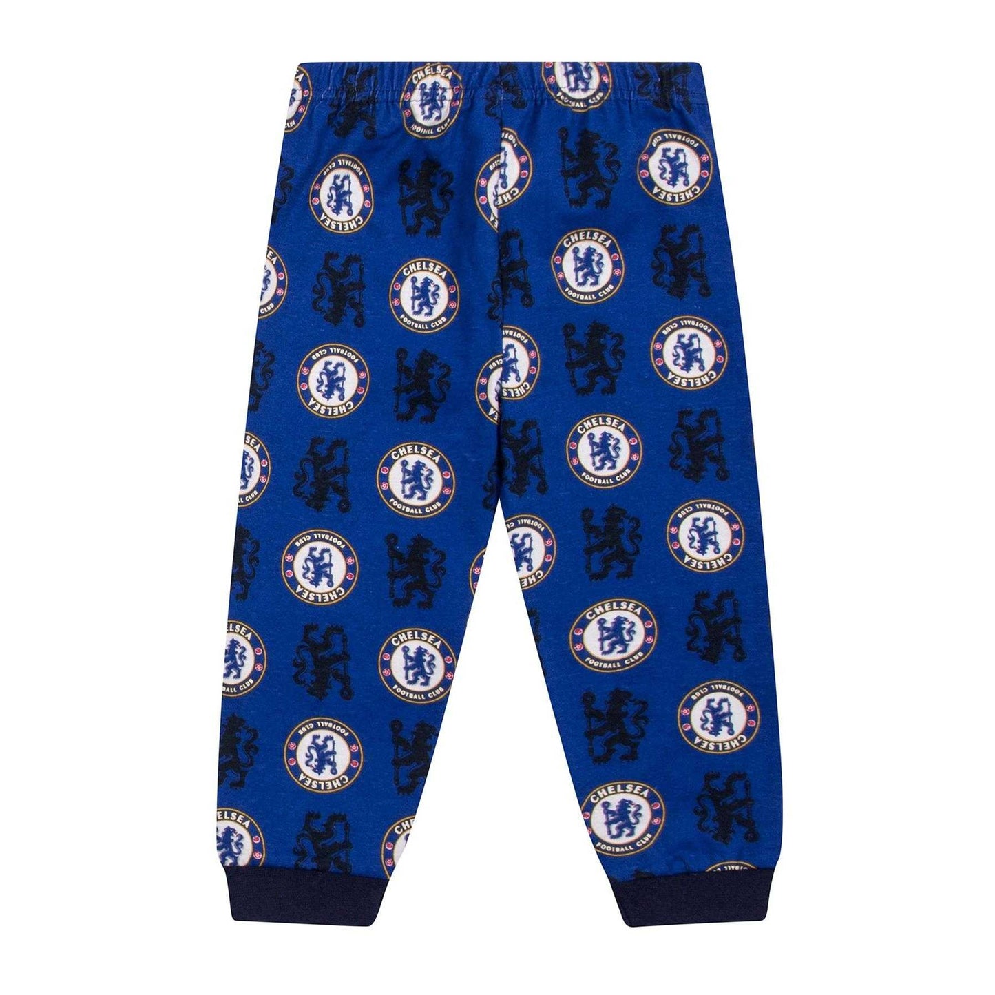 Blue - Close up - Chelsea FC Baby Boys Born To Play Long Pyjama Set