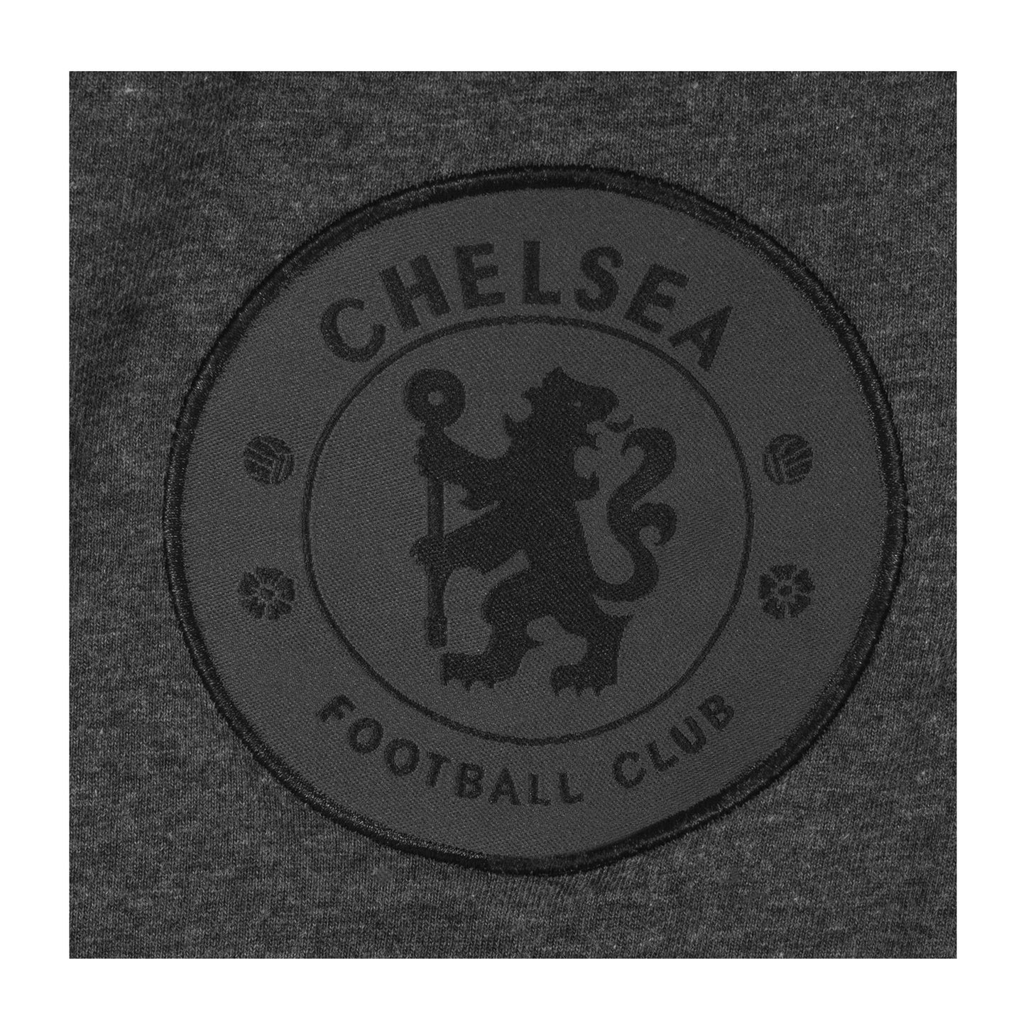 Navy Blue - Close up - Chelsea FC Mens Premium Long Pyjama Set