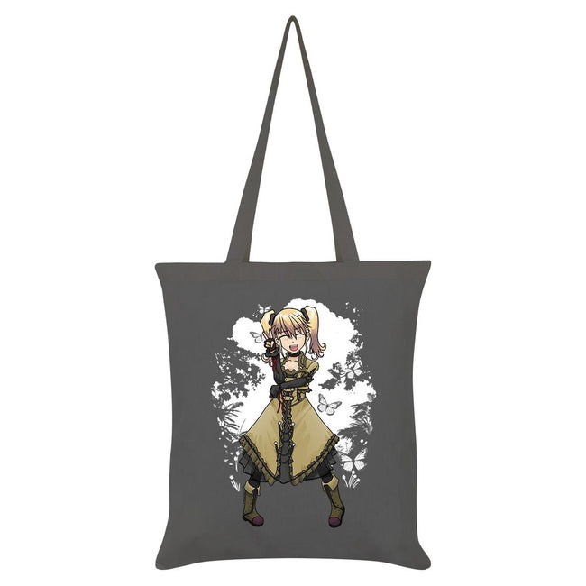 Grey - Front - Tokyo Spirit Etsuko Tote Bag