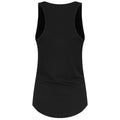 Black-White - Back - Grindstore Womens-Ladies Nerdy Dirty Inked & Curvy Vest Top