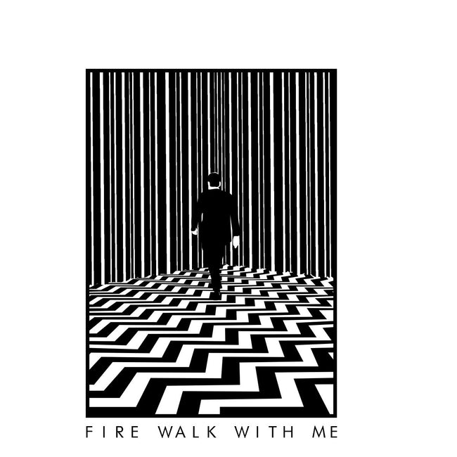 White - Side - Grindstore Mens Fire Walk With Me T-Shirt