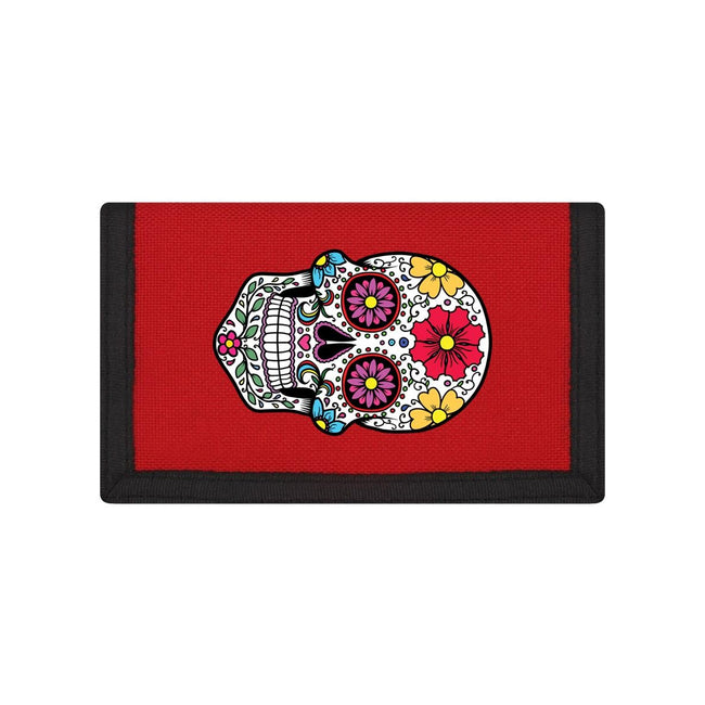 Red-Black - Front - Grindstore Sugar Skull Wallet