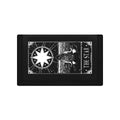 Black-White - Front - Deadly Tarot The Star Wallet