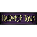 Purple - Front - Grindstore Halloween Town Slim Tin Sign