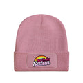 Pink - Front - Grindstore Not Today Satan Beanie