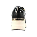 Black - Back - Lunar Womens-Ladies Juno Wedge Trainers