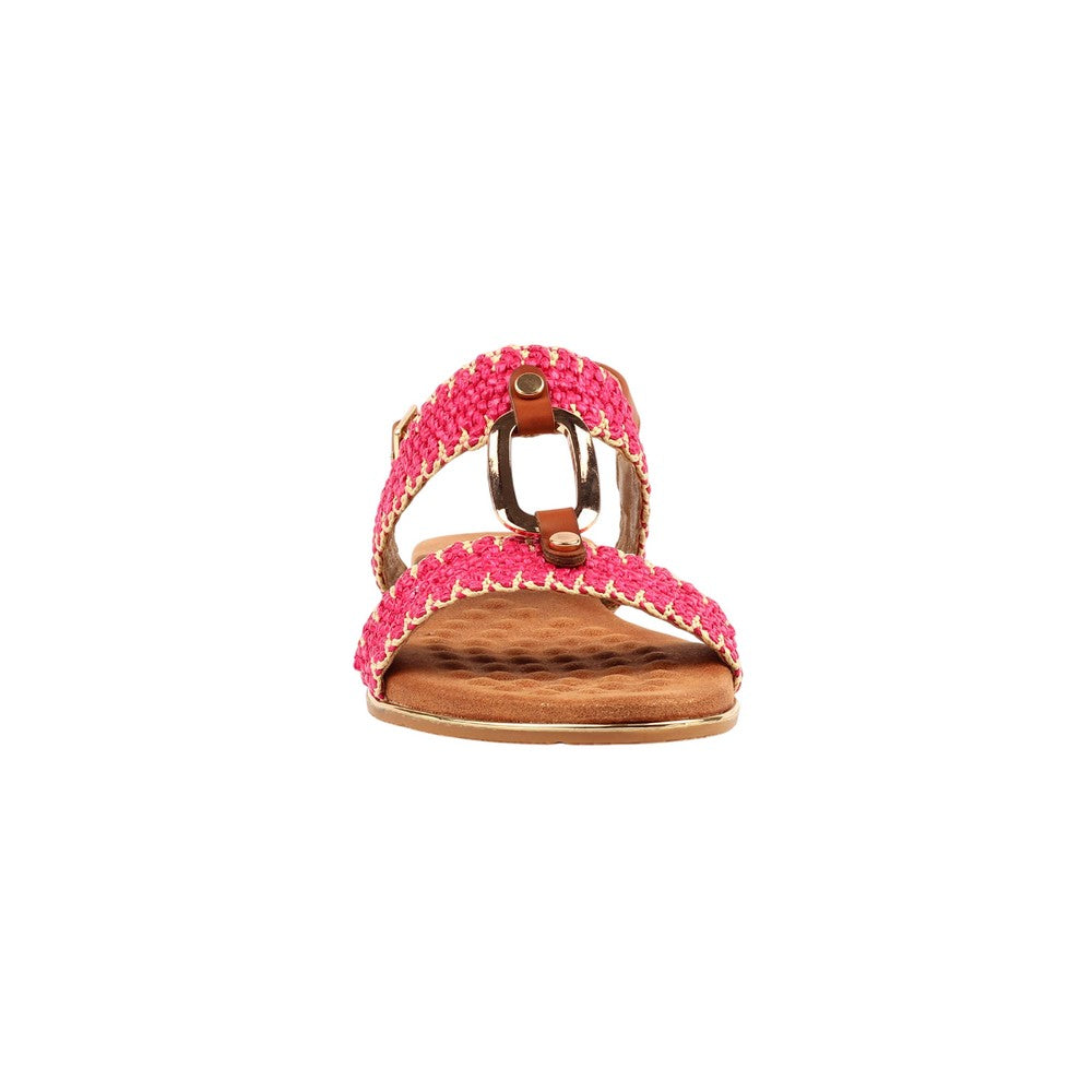 Pink - Side - Lunar Womens-Ladies Jules Sandals
