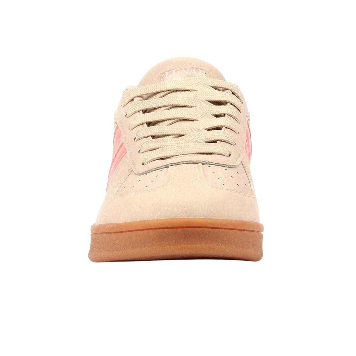 Beige - Side - Lunar Womens-Ladies Melody Trainers
