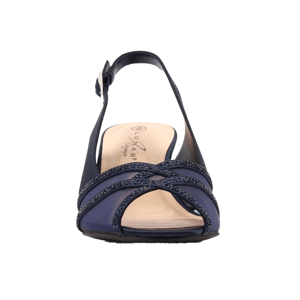 Navy - Pack Shot - Lunar Womens-Ladies Priscilla Sandals
