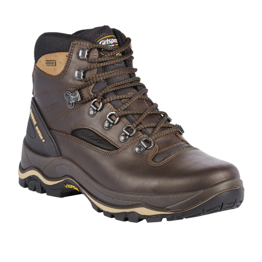 Brown - Front - Grisport Mens Quatro Waxy Leather Walking Boots