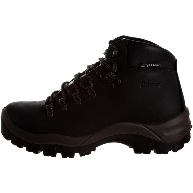 Black - Lifestyle - Grisport Unisex Adult Peaklander Waxy Leather Walking Boots